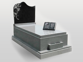 Single memorial headstones