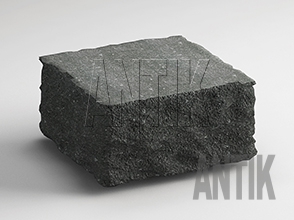 Split-Machine cut gabbro paving cubes (setts)