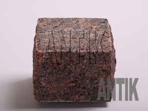 Split-Machine cut granite cube Star of Ukraine 100x100x100