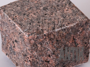 Split-Machine cut granite cube Star of Ukraine 100x100x100
