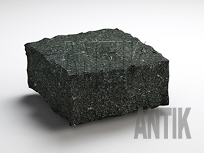 Split gabbro paving cubes (setts)