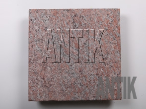 Плита мощения Капустинское Гранит дробеструй 400x400x30 (сверху)